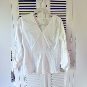 Jcrew tie sleeve blouse